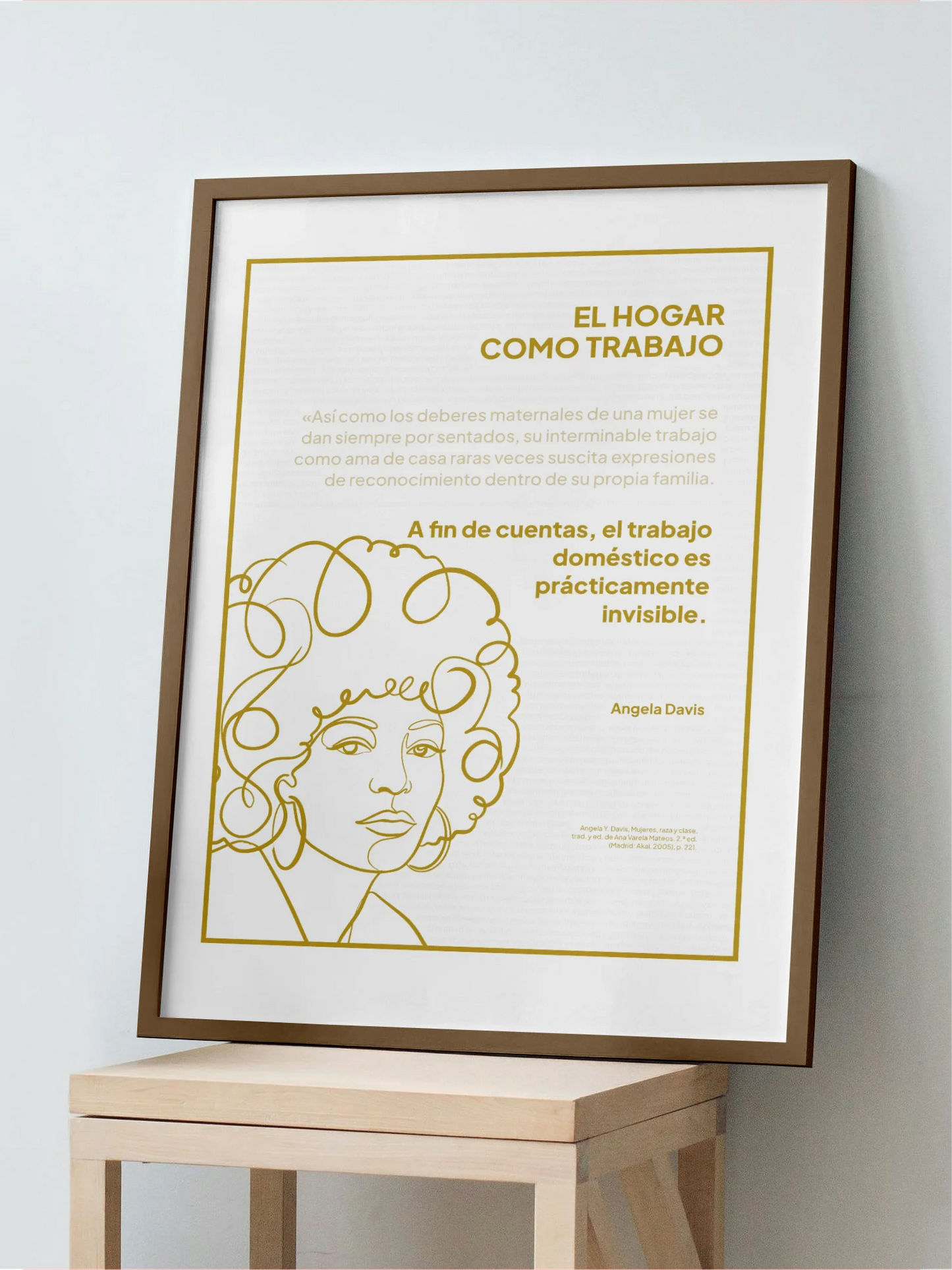 Angela Davis — El hogar como trabajo · Cita